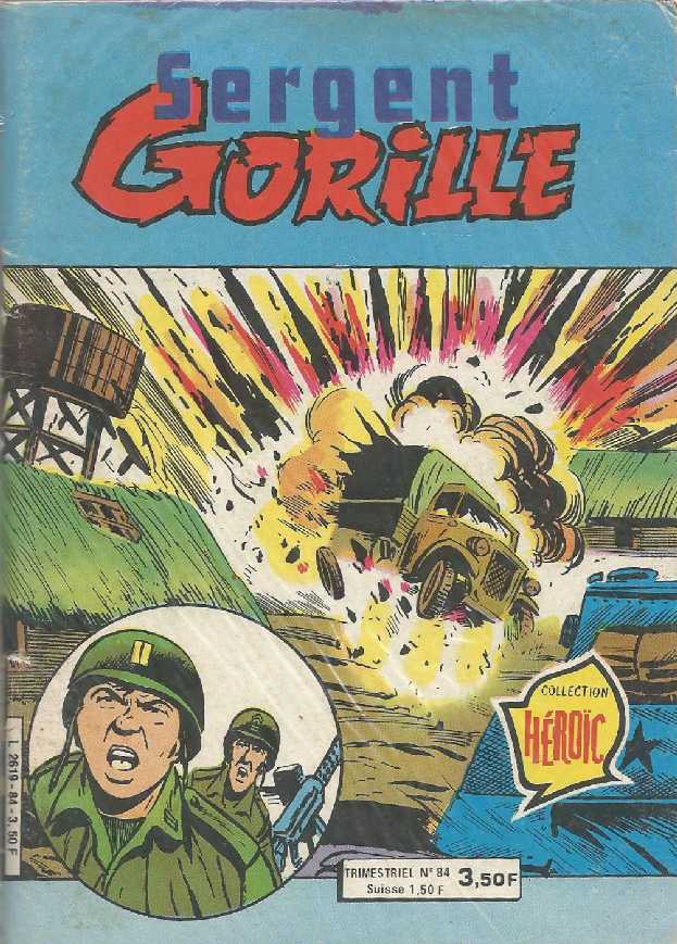 Scan de la Couverture Sergent Gorille n 84